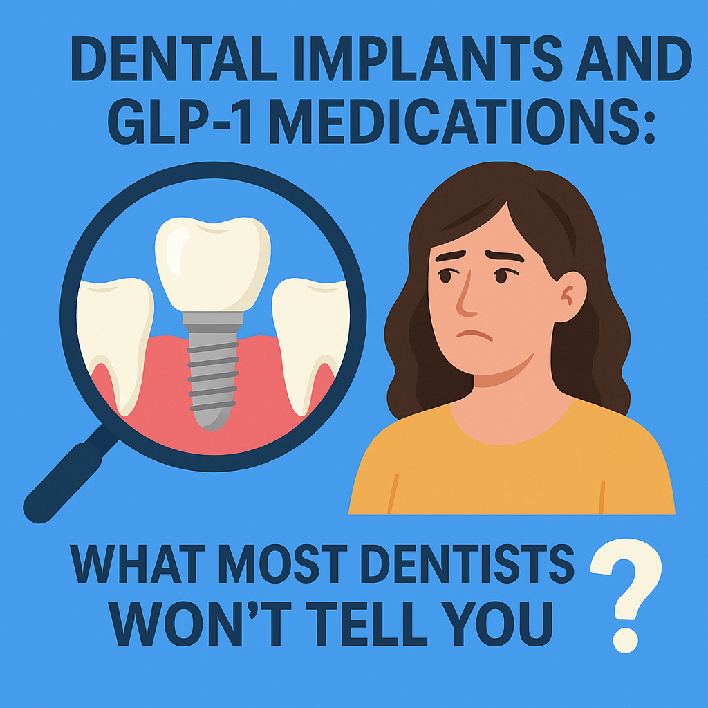 Dental Implants and GLP-1 Medications: What most dentists won’t tell you